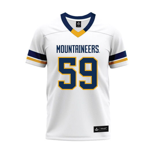 West Virginia - NCAA Football : Josh Aisosa - White Premium Football Jersey-0