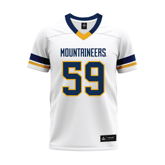 West Virginia - NCAA Football : Josh Aisosa - White Premium Football Jersey-0