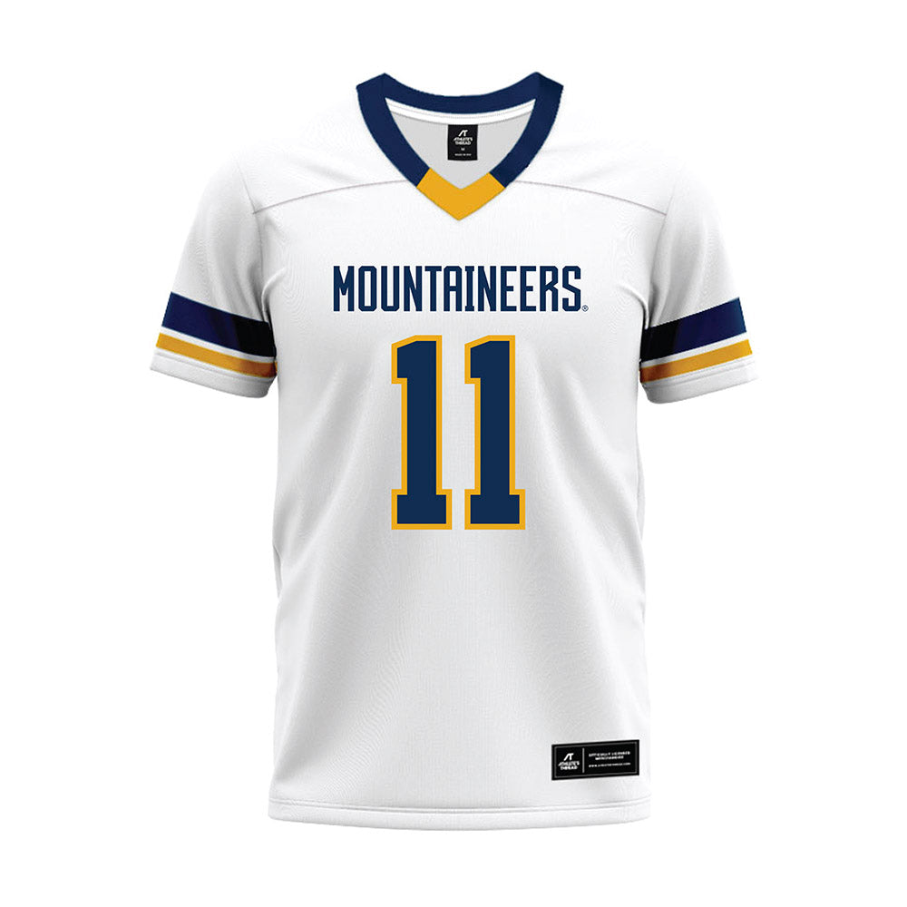 West Virginia - NCAA Football : TaRon Francis - White Premium Football Jersey-0