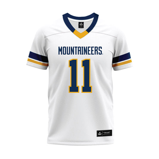 West Virginia - NCAA Football : TaRon Francis - White Premium Football Jersey-0