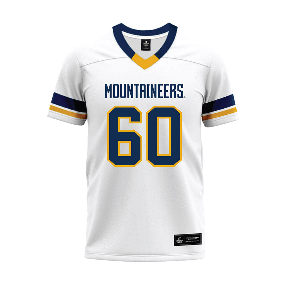West Virginia - NCAA Football : Gabriel Ryan - White Premium Football Jersey-0