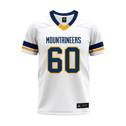 West Virginia - NCAA Football : Gabriel Ryan - White Premium Football Jersey-0