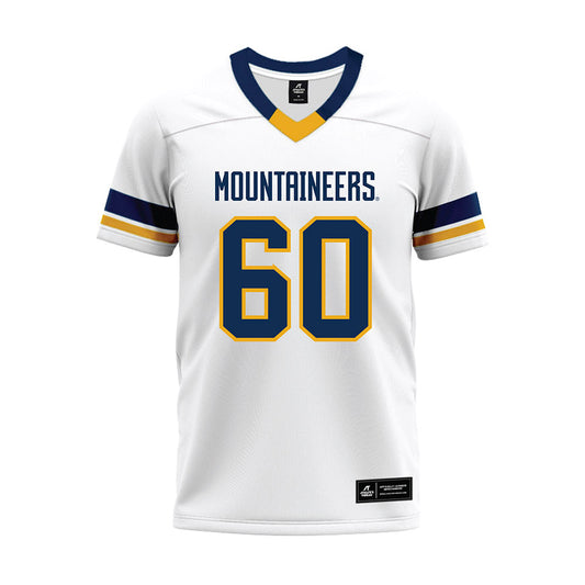 West Virginia - NCAA Football : Gabriel Ryan - White Premium Football Jersey-0