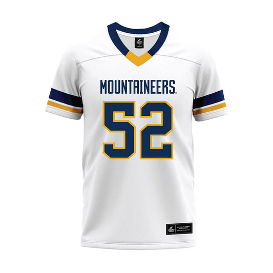 West Virginia - NCAA Football : Corey McIntyre Jr. - White Premium Football Jersey-0