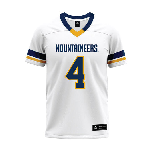 West Virginia - NCAA Football : Damun Allen - White Premium Football Jersey-0