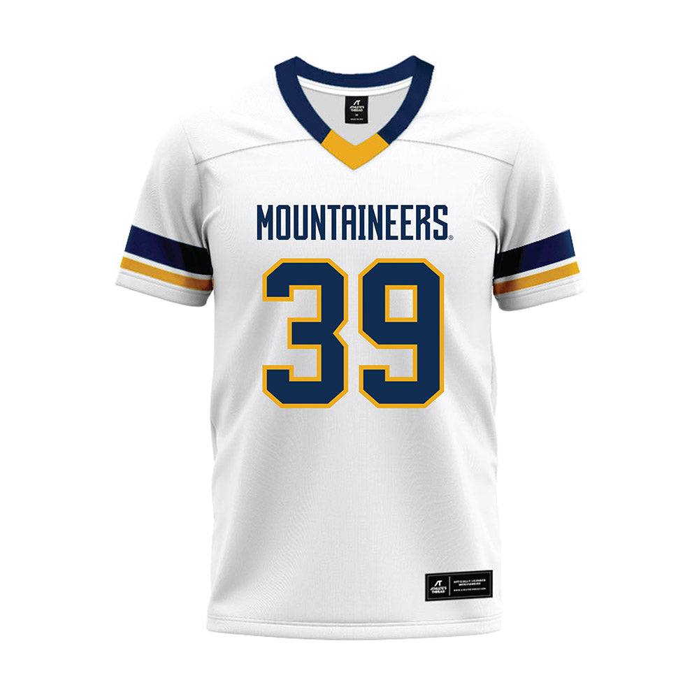 West Virginia - NCAA Football : Peter Notaro - White Premium Football Jersey-0