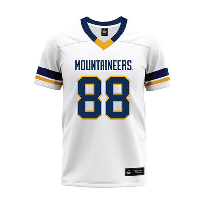 West Virginia - NCAA Football : Sam Hamilton - White Premium Football Jersey-0