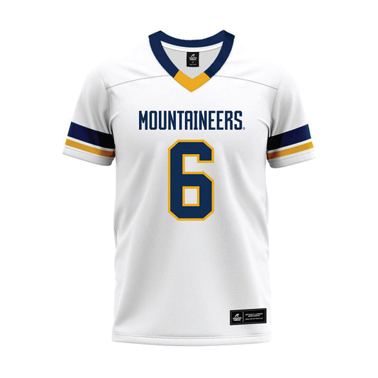 West Virginia - NCAA Football : DaMare Williams - White Premium Football Jersey-0