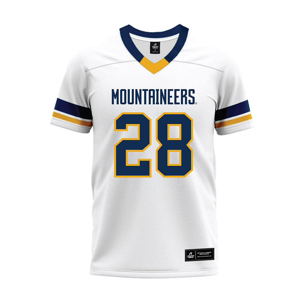 West Virginia - NCAA Football : Rickey Giles - White Premium Football Jersey-0