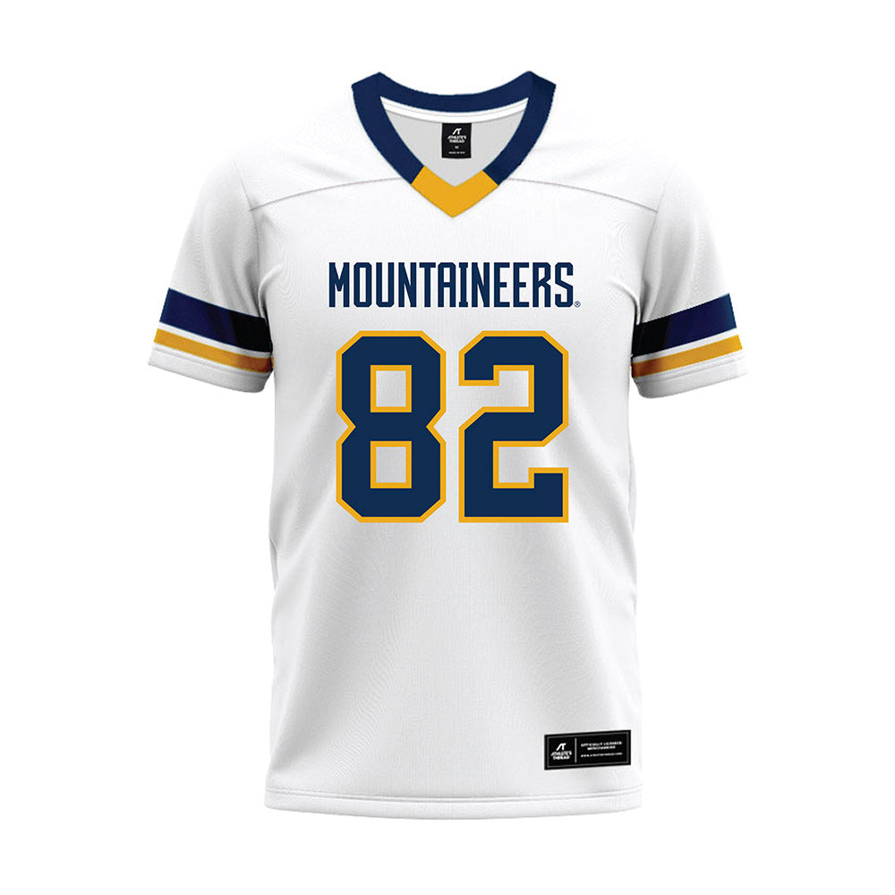 West Virginia - NCAA Football : Cam Ball - White Premium Football Jersey-0