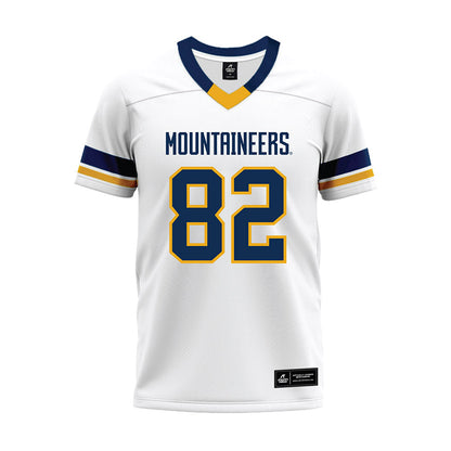 West Virginia - NCAA Football : Cam Ball - White Premium Football Jersey-0