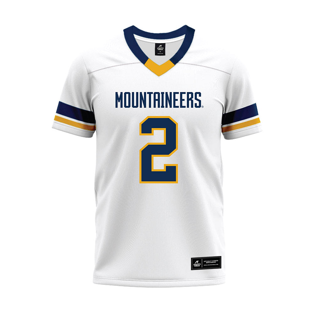 West Virginia - NCAA Football : DJ Epps - White Premium Football Jersey-0