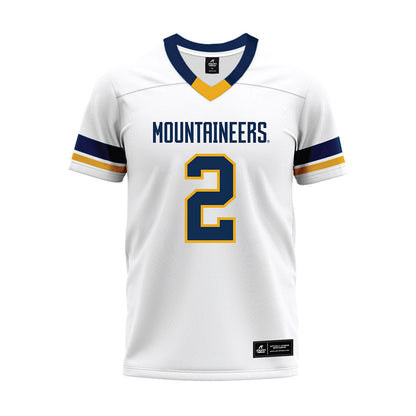 West Virginia - NCAA Football : DJ Epps - White Premium Football Jersey-0