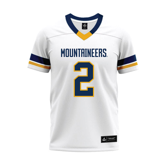 West Virginia - NCAA Football : DJ Epps - White Premium Football Jersey-0