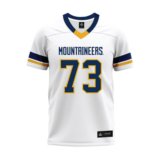 West Virginia - NCAA Football : Andreas hunter - White Premium Football Jersey-0
