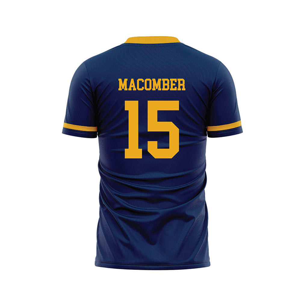West Virginia - NCAA Men's Soccer : Brayden Macomber - Home Soccer Jersey-1
