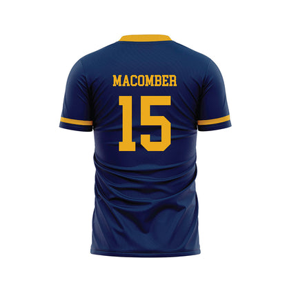 West Virginia - NCAA Men's Soccer : Brayden Macomber - Home Soccer Jersey-1