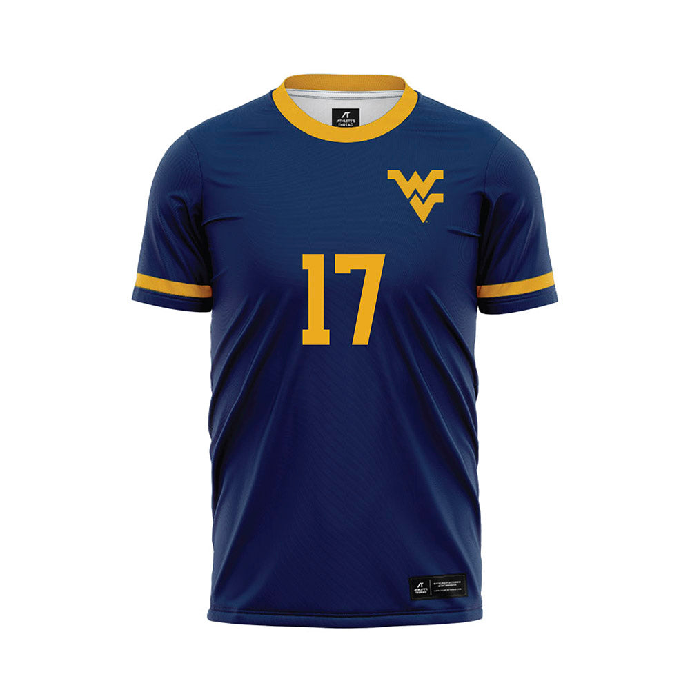 West Virginia - NCAA Men's Soccer : Jacob Redenfors - Home Soccer Jersey-0