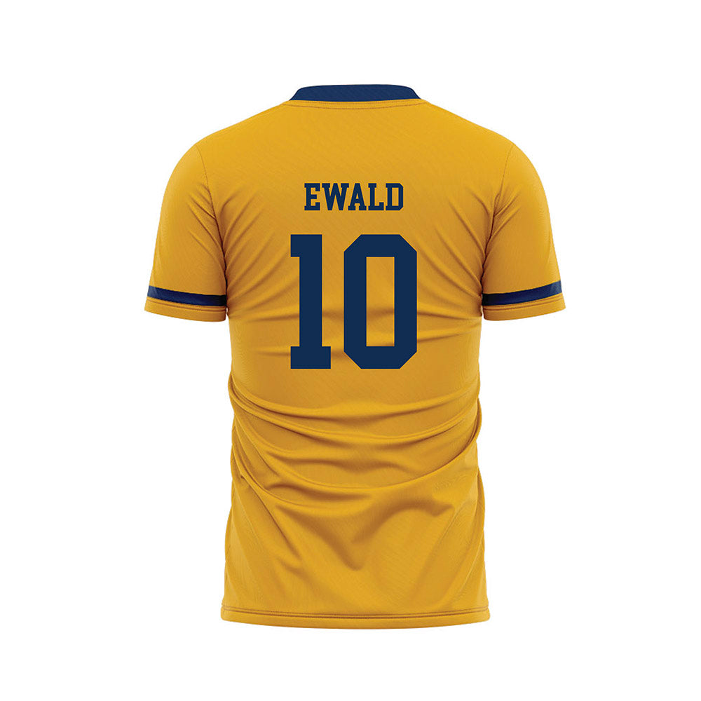 West Virginia - NCAA Men's Soccer : Felix Ewald - Away Soccer Jersey-1