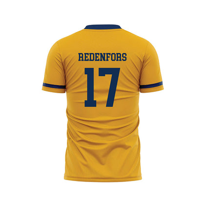West Virginia - NCAA Men's Soccer : Jacob Redenfors - Away Soccer Jersey-1