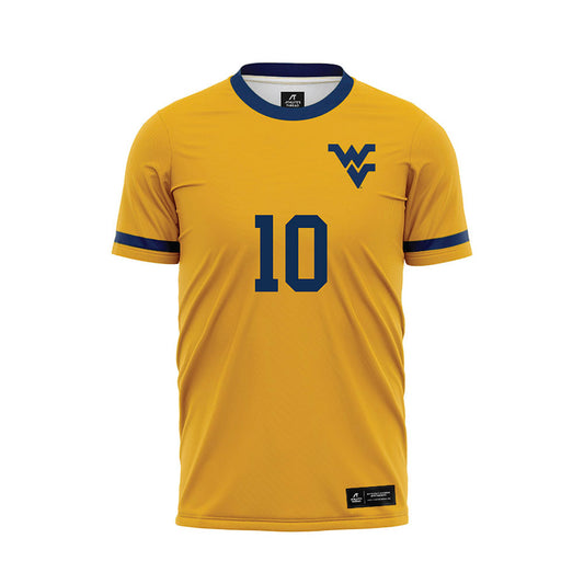 West Virginia - NCAA Men's Soccer : Felix Ewald - Away Soccer Jersey-0