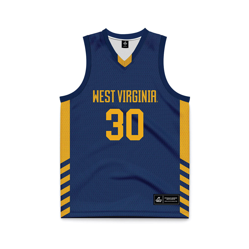 West Virginia - NCAA Women's Basketball : Alexis Bordas - Home Basketball Jersey-0