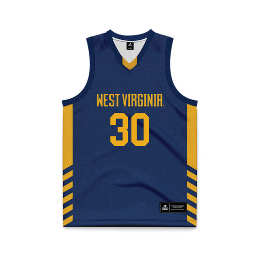 West Virginia - NCAA Women's Basketball : Alexis Bordas - Home Basketball Jersey-0