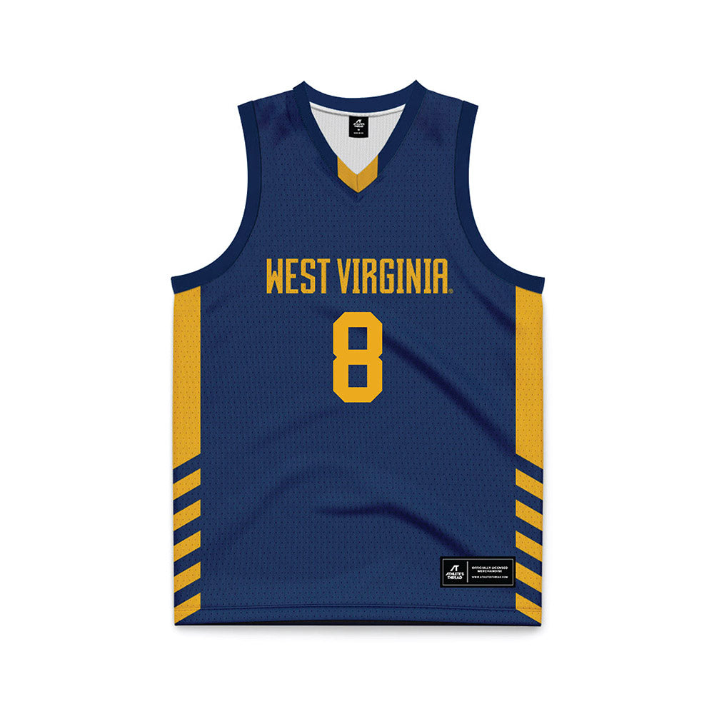 West Virginia - NCAA Women's Basketball : Khyala Ngodu - Home Basketball Jersey-0