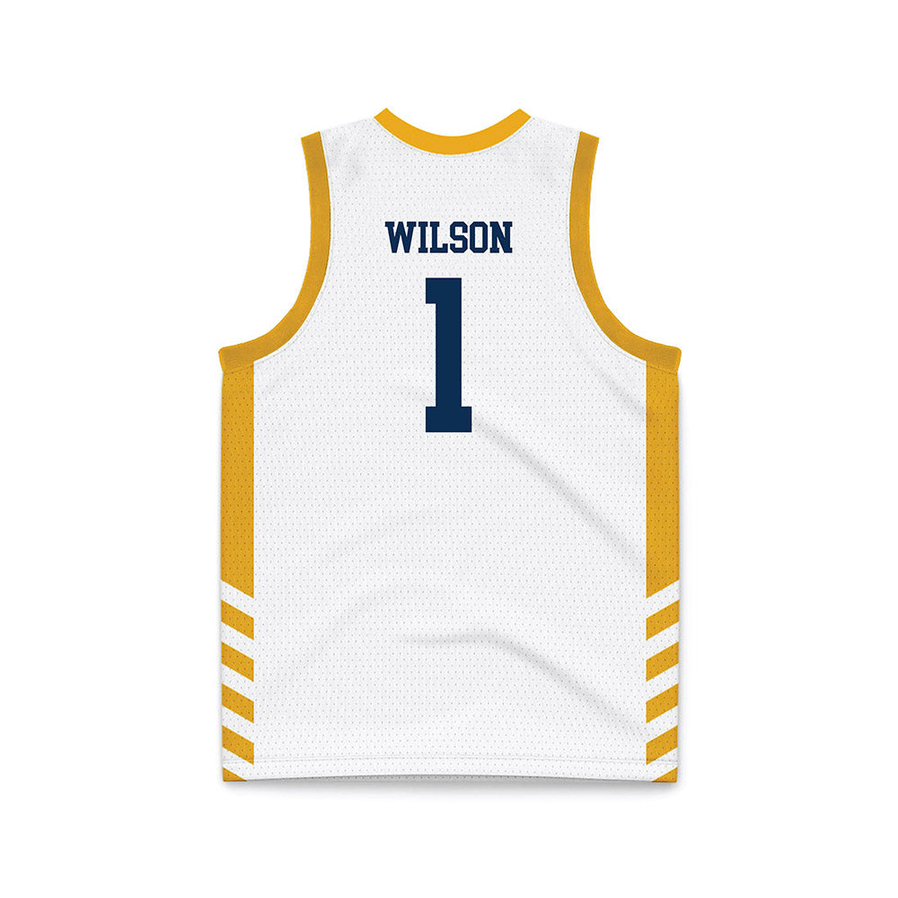 West Virginia - NCAA Women's Basketball : Nylah Wilson - Away Fashion Basketball Jersey-1