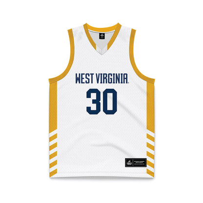West Virginia - NCAA Women's Basketball : Alexis Bordas - Away Fashion Basketball Jersey-0