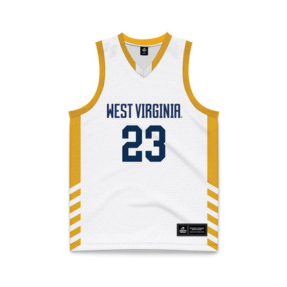 West Virginia - NCAA Women's Basketball : Marya Hudgins - Away Fashion Basketball Jersey-0