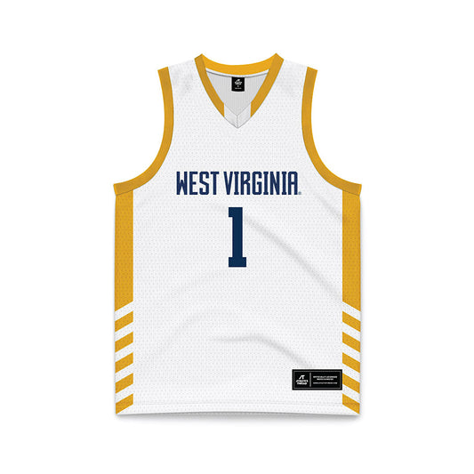 West Virginia - NCAA Women's Basketball : Nylah Wilson - Away Fashion Basketball Jersey-0