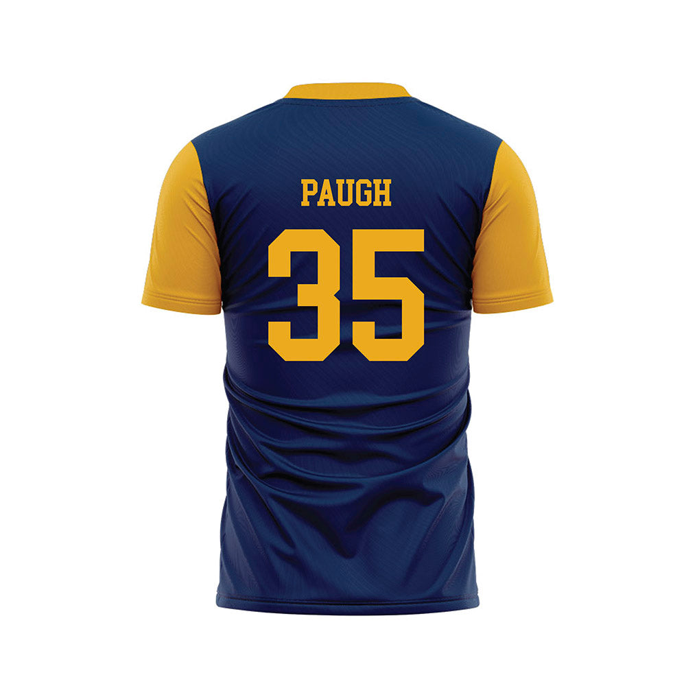 West Virginia - NCAA Women's Soccer : Mia Paugh - Blue Soccer Jersey-1