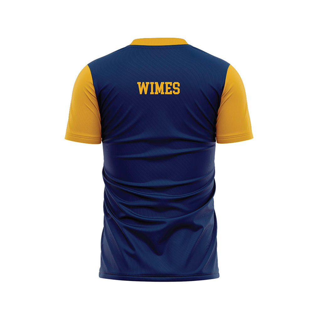 West Virginia - NCAA Women's Soccer : Saige Wimes - Blue Soccer Jersey-1