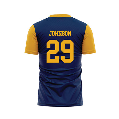 West Virginia - NCAA Women's Soccer : Josie Johnson - Blue Soccer Jersey-1