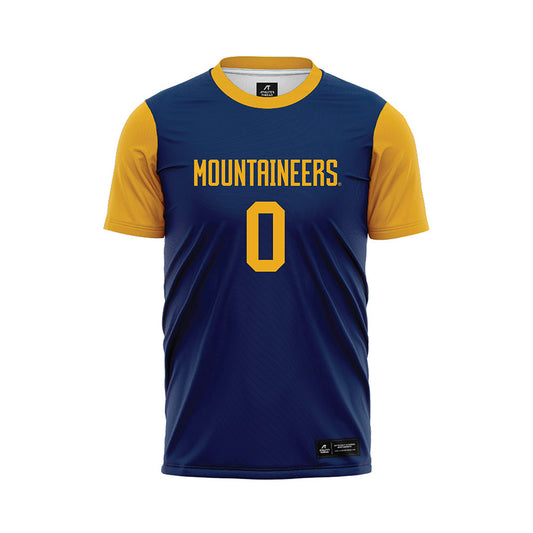 West Virginia - NCAA Women's Soccer : Bailey Herfurth - Blue Soccer Jersey-0