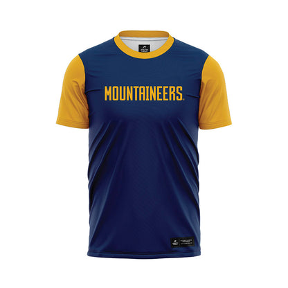 West Virginia - NCAA Women's Soccer : Saige Wimes - Blue Soccer Jersey-0