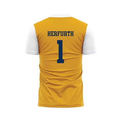 West Virginia - NCAA Women's Soccer : Bailey Herfurth - Soccer Jersey-1
