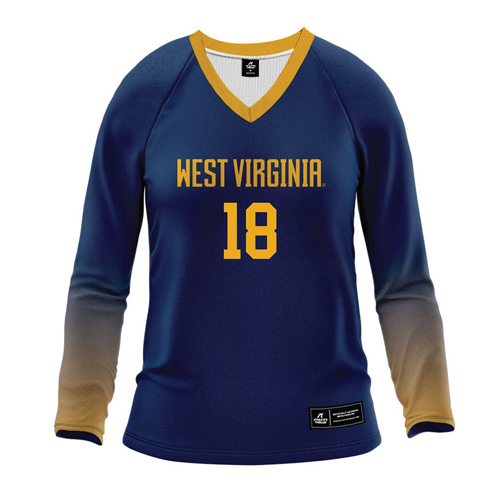 West Virginia - NCAA Women's Volleyball : Trinity Sheridan - Home Volleyball Jersey-0