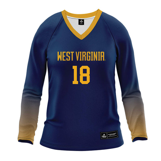 West Virginia - NCAA Women's Volleyball : Trinity Sheridan - Home Volleyball Jersey-0
