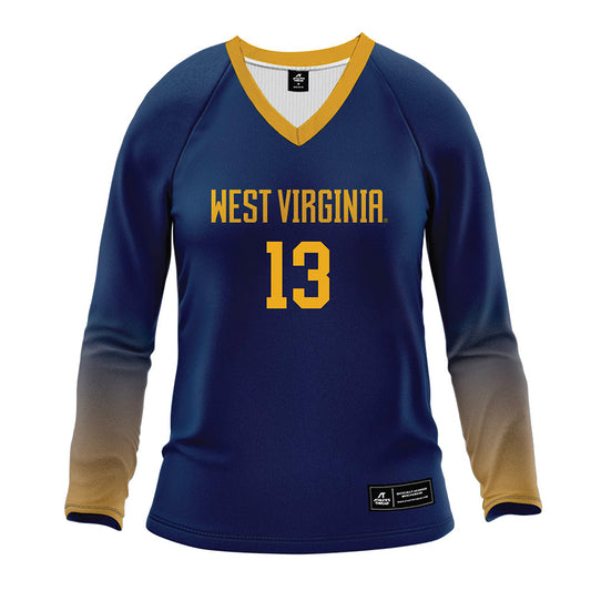 West Virginia - NCAA Women's Volleyball : Nina Horning - Home Volleyball Jersey-0