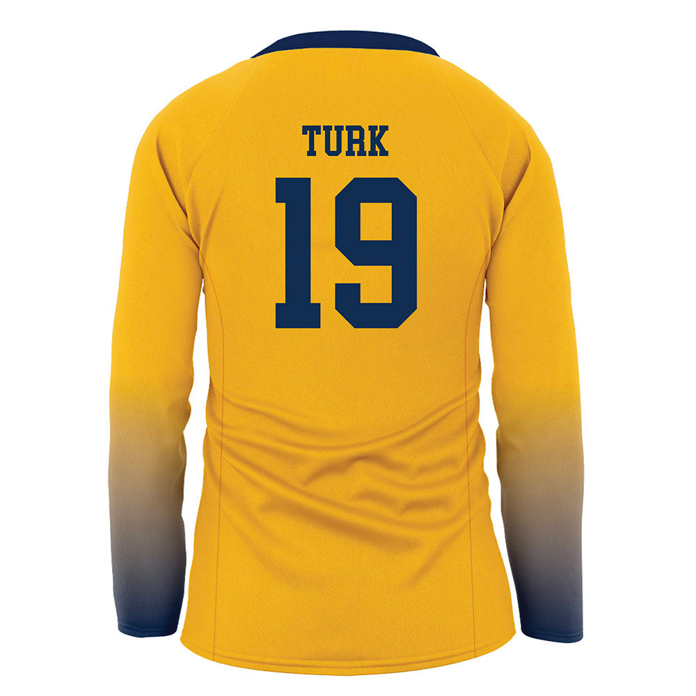 West Virginia - NCAA Women's Volleyball : Reagan Turk - Away Volleyball Jersey-1