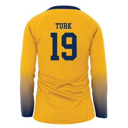 West Virginia - NCAA Women's Volleyball : Reagan Turk - Away Volleyball Jersey-1