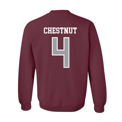 Texas A&M - NCAA Baseball : Travis Chestnut - Sports Shersey Crewneck Sweatshirt-1