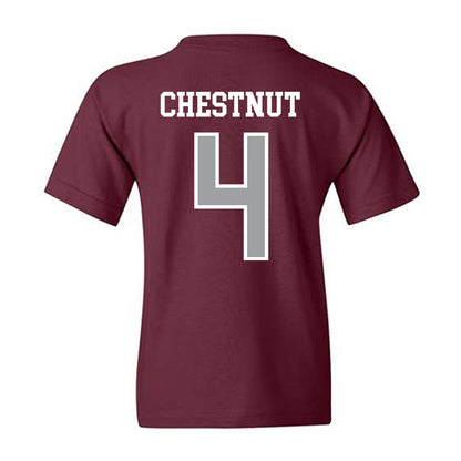 Texas A&M - NCAA Baseball : Travis Chestnut - Sports Shersey Youth T-Shirt-1