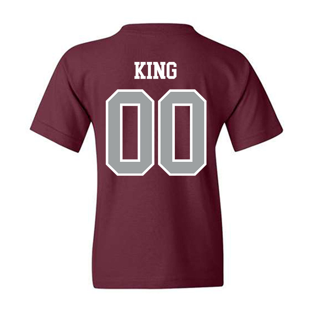 Texas A&M - NCAA Baseball : Cayden King - Sports Shersey Youth T-Shirt-1