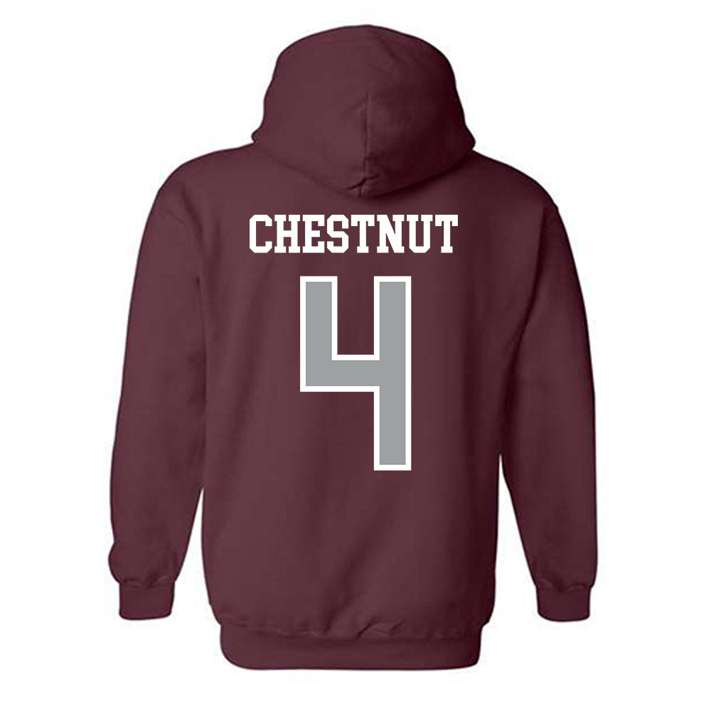 Texas A&M - NCAA Baseball : Travis Chestnut - Sports Shersey Hooded Sweatshirt-1