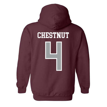 Texas A&M - NCAA Baseball : Travis Chestnut - Sports Shersey Hooded Sweatshirt-1