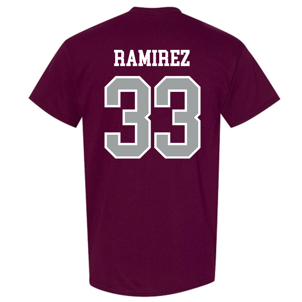 Texas A&M - NCAA Baseball : David Ramirez - Sports Shersey T-Shirt-1