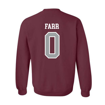 Texas A&M - NCAA Baseball : Sawyer Farr - Sports Shersey Crewneck Sweatshirt-1